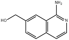 1-氨基-7-异喹啉甲醇, 221050-76-6, 结构式