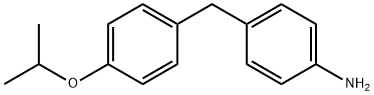 4-(4-异丙氧基苄基)苯胺, 221532-04-3, 结构式