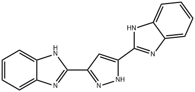3,5-双(2-苯并咪唑)吡唑, 223467-24-1, 结构式
