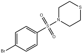 N-硫代吗啉-4-溴苯磺酰胺, 223555-81-5, 结构式