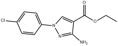 3-氨基-1-(4-氯苯基)-1H-吡唑-4-甲酸乙酯, 225930-54-1, 结构式