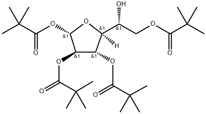 (2S,3R,4S,5S)-5 - ((R)-1-羟基-2-(新戊酰氧基)乙基)四氢呋喃-2,3,4, 226877-02-7, 结构式