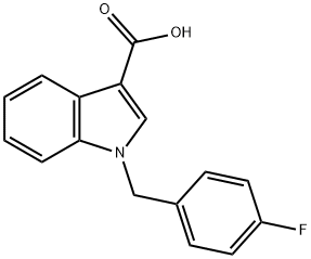 1-(4-氟苄基)-1H-吲哚-3-羧酸, 226883-79-0, 结构式