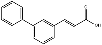 (2E)-3-(3-苯基苯基)丙-2-烯酸, 229006-83-1, 结构式