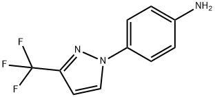 4-[3-(三氟甲基)-1H-吡唑-1-基]苯胺, 231953-33-6, 结构式