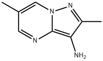 2,6-二甲基吡唑并[1,5-A]嘧啶-3-胺, 232601-05-7, 结构式