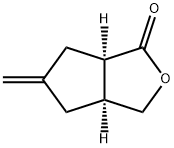 (3AS,6AR)-六氢-5-亚甲基-1H-环戊烯并[C]呋喃-1-酮, 232610-36-5, 结构式