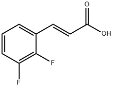 反式-2,3-二氟肉桂酸, 236746-13-7, 结构式