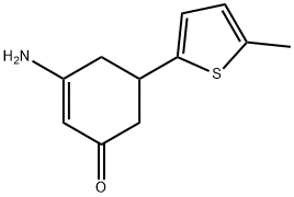3-氨基-5-(5-甲基-2-噻吩)-1-环己-2-烯酮, 239130-97-3, 结构式