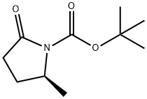 (S)-2-甲基-5-氧代吡咯烷-1-羧酸叔丁酯, 239469-76-2, 结构式