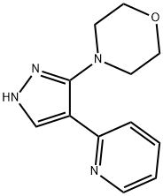 4-(4-(吡啶-2-基)-1H-吡唑-3-基)吗啉, 240115-91-7, 结构式