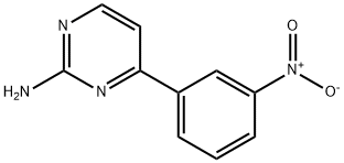 4-(3-硝基苯基)嘧啶-2-胺, 240136-69-0, 结构式
