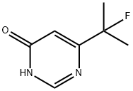 6-(1-氟-1-甲基-乙基)-3H-嘧啶-4-酮, 240414-09-9, 结构式