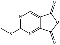 2-(甲巯基)呋喃[3,4-D]嘧啶-5,7-二酮, 241469-90-9, 结构式