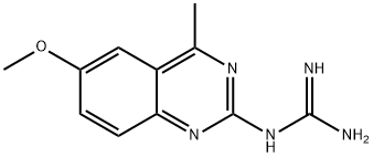 N-(6-甲氧基-4-甲基-喹唑啉-2-基)-胍, 244052-68-4, 結(jié)構(gòu)式