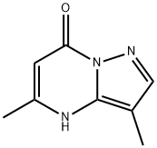 3,5-二甲基吡唑并[1,5-A]嘧啶-7(4H)-酮, 244127-32-0, 结构式