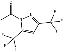 1-(3,5-双(三氟甲基)-1H-吡唑-1-基)乙烷-1-酮, 244187-01-7, 结构式