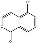 5-溴-1H-异苯并吡喃-1-酮, 245677-36-5, 结构式