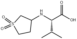 (1,1-二氧化四氢噻吩-3-基)缬氨酸, 247109-34-8, 结构式