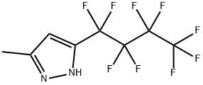 5-甲基-3-(全氟丁基)-1H-吡唑, 247220-81-1, 结构式