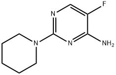 5-氟-2-哌啶-1-基-嘧啶-4-基胺, 247225-85-0, 结构式