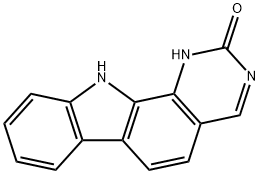 2H-嘧啶并[4,5-A]咔唑-2-酮,1,11-二氢, 248246-47-1, 结构式