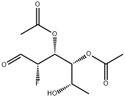 3,4-二-O-乙酰基-2-脱氧-2-氟-L-岩藻基吡喃糖, 249566-79-8, 结构式