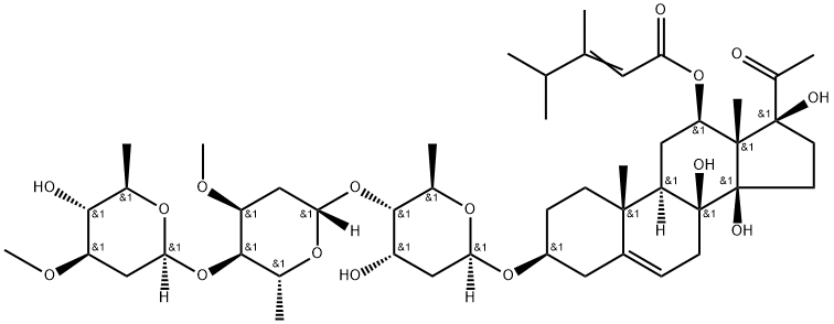 Otophylloside F, 250217-73-3, 結(jié)構(gòu)式