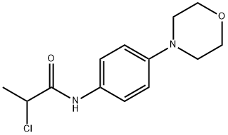 2-氯-N-[4-(吗啉-4-基)苯基]丙酰胺, 250714-77-3, 结构式