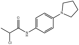 2-氯-N-[4-(吡咯烷-1-基)苯基]丙酰胺, 251097-32-2, 结构式