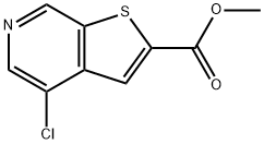 4-氯噻吩并[2,3-C]吡啶-2-羧酸甲酯, 251996-85-7, 結(jié)構(gòu)式