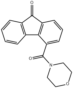 4-(吗啉-4-羰基)-9H-芴-9-酮, 252280-76-5, 结构式