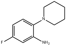 5-氟-2-(哌啶-1-基)苯胺, 252758-87-5, 结构式