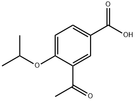 3-乙酰基-4-异丙氧基苯甲酸, 252901-49-8, 结构式