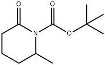 2-甲基-6-氧代哌啶-1-甲酸叔丁酯, 253866-57-8, 结构式