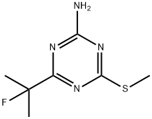 4-(2-氟丙烷-2-基)-6-(甲硫基)-1,3,5-三嗪-2-胺, 253870-30-3, 結構式