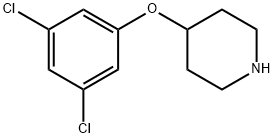 4-(3,5-二氯苯氧基)哌啶, 254883-39-1, 结构式