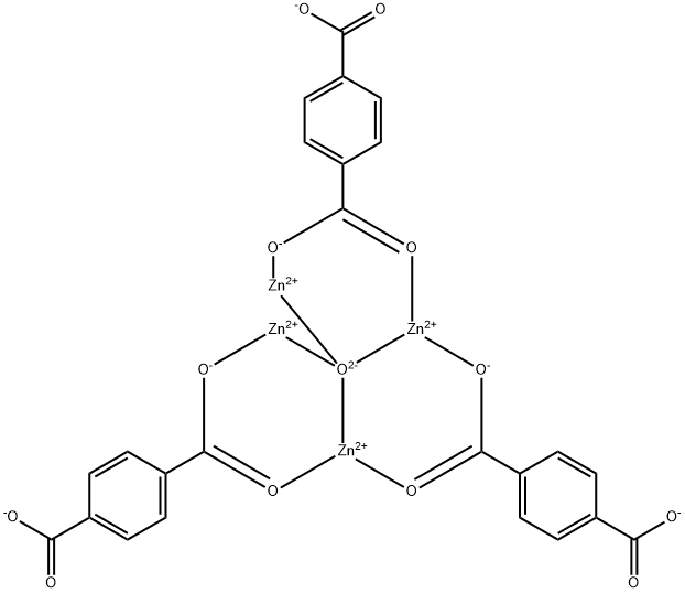 MOF-5金屬有機框架, 255367-66-9, 結(jié)構(gòu)式