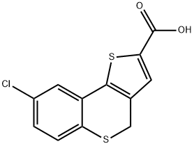 8-氯-4H-噻吩并[3,2-C]硫代色滿-2-羧酸, 255395-56-3, 結(jié)構(gòu)式