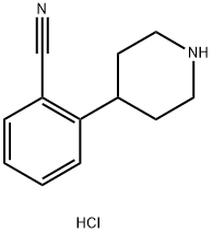 2-(哌啶-4-基)苯甲腈盐酸盐, 256951-73-2, 结构式