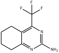 5,6,7,8-四氢-4-(三氟甲基)-2-喹唑啉胺, 256954-38-8, 结构式