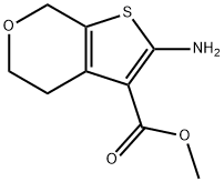 2-氨基-4H,5H,7H-噻吩并[2,3-C]吡喃-3-羧酸甲酯, 258353-46-7, 結(jié)構(gòu)式