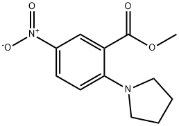 5-硝基-2-(吡咯烷-1-基)苯甲酸甲酯, 259269-68-6, 结构式