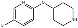 5-氯-2-(哌啶-4-基氧代)吡啶, 260441-44-9, 结构式