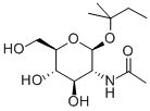 2-(2-甲基丁基)-2-乙酰氨基-2-脱氧-Β-D-吡喃葡萄糖苷, 262849-66-1, 结构式