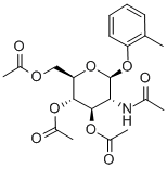 邻甲基苯基-2-乙酰氨基,3,4,6-O-三乙酰基-2-脱氧-BETA-D-吡喃葡萄糖苷, 263746-44-7, 结构式