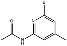 N-(6-溴-4-甲基吡啶-2-基)乙酰胺, 263894-96-8, 結(jié)構(gòu)式