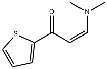 (2Z)-3-(二甲氨基)-1-(2-噻吩基)-2-丙烯-1-酮, 265103-28-4, 结构式