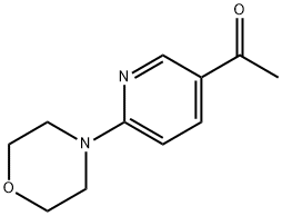 1-(6-吗啉吡啶-3-基)乙-1-酮, 265107-43-5, 结构式