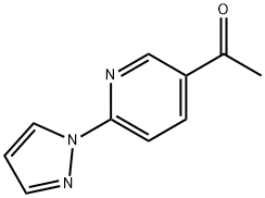 1-(6-(1H-吡唑-1-甲基)吡啶-3-甲基)乙酰基, 265107-85-5, 结构式